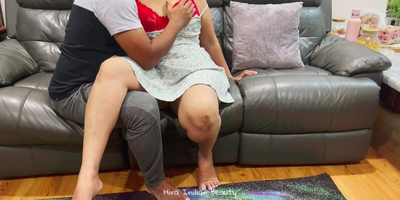 Stepdaughter-in-law Luved gets her Indian pussy stuffed with cum while stepdad