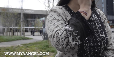 MyaangelUK's first-ever-ever UK rendezvous with a stranger completes with a hot