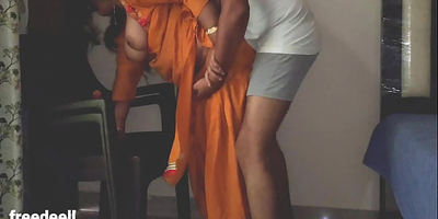 Freedeellb & Freedeellx get horny nigh their real Bhabhi in spycamera movie