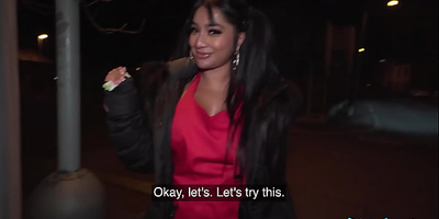 Yasmina Khan gets her wet Indian pussy pounded by Martin Gun's fake agent